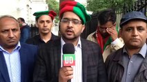 Tanvir Ali message from protest against Altaf Hussain in London