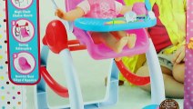 Baby Alive Doll BABY SWING, HIGH CHAIR & Car Booster Seat with Baby All Gone Lucy DisneyCarToys