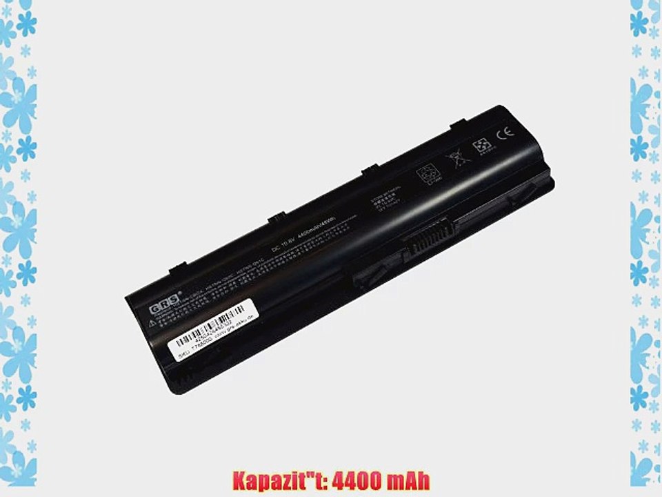 GRS Notebook Akku 593553-001 HP 4400 mAh11.1V Li-Ion Accu Laptop Batterie