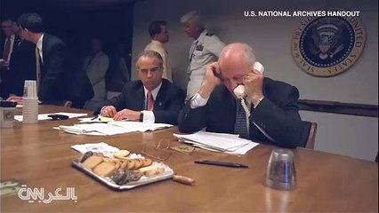 شاهد للمرة الأولى.. لحظات الصدمة والرعب على وجه بوش وإدارته في ١١ سبتمبر