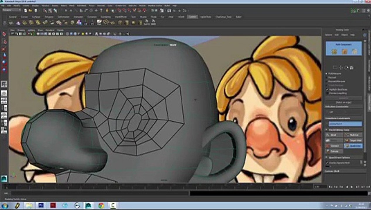 Maya - Modelagem Cabeça Cartoon