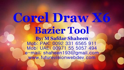 Corel Draw X6 Tutorial 4 in urdu