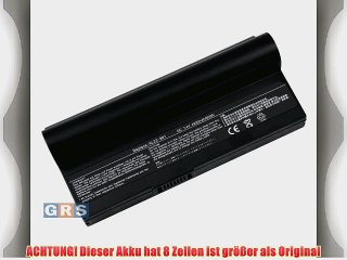 Original GRS Notebook Akku AL23-901 mit 8800mAh ersetzt: Asus Eee PC 901 PC 1000 PC 1000H PC