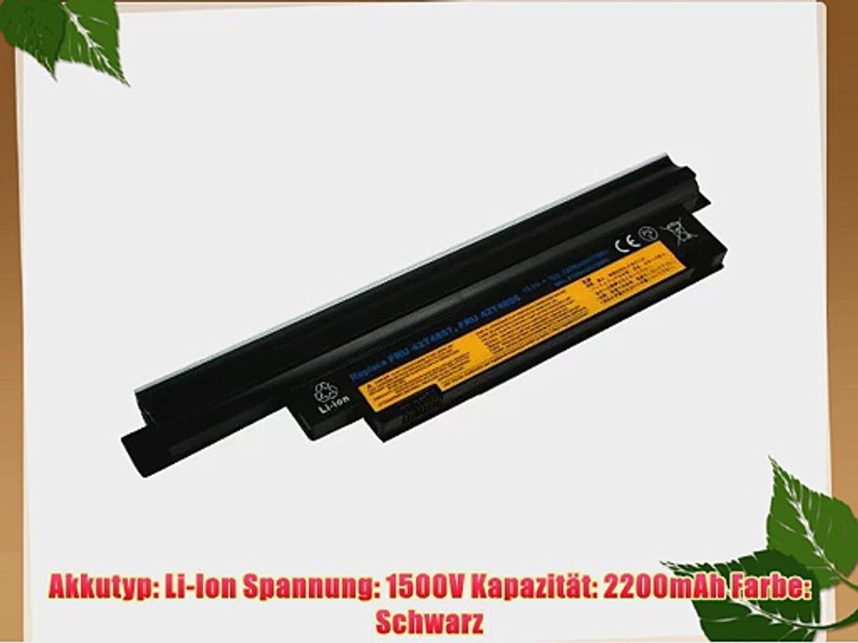 15V 4 Zellen Akku f?r LENOVO ThinkPad Edge 13 ThinkPad Edge 13 0196-3EB FRU 42T4804 FRU 42T4805