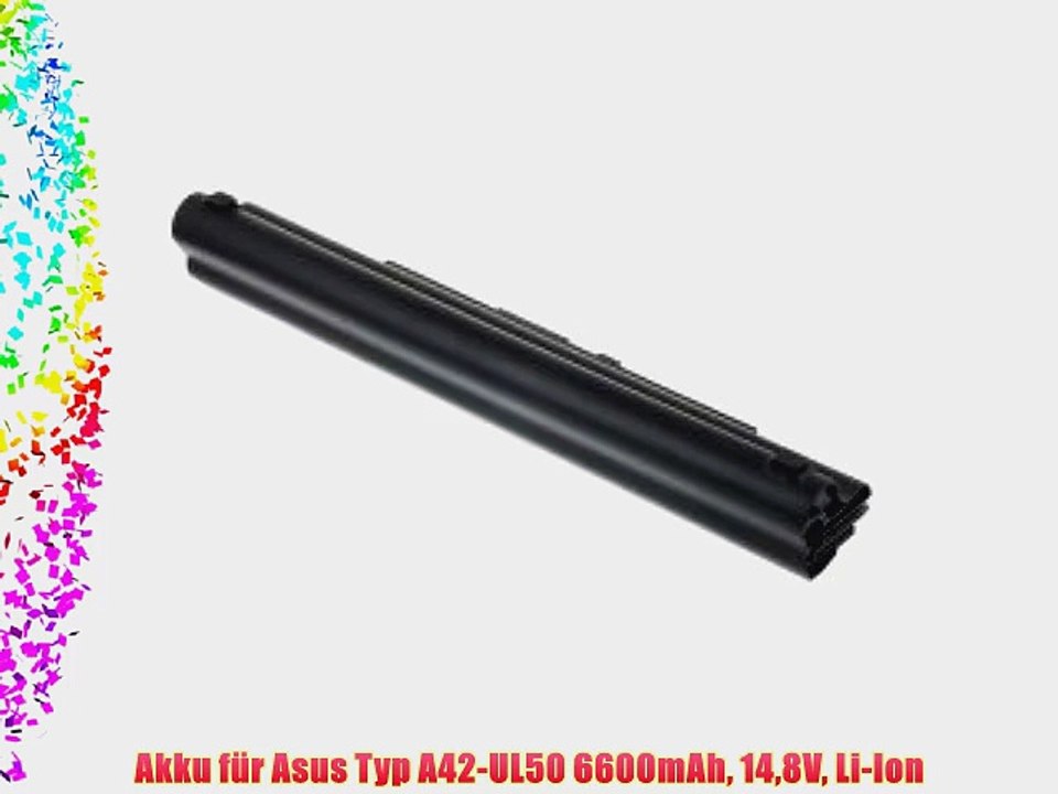 Akku f?r Asus Typ A42-UL50 6600mAh 148V Li-Ion