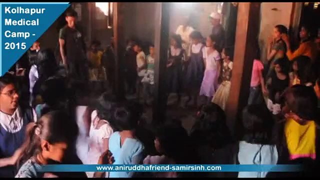 Aniruddha Bapu - Kolhapur medical & Health camp 2015 Day 1 - Villagers performing gajar 9