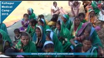 Aniruddha Bapu -  Kolhapur medical & Health camp 2015  Day 1 - Villagers performing gajar 11