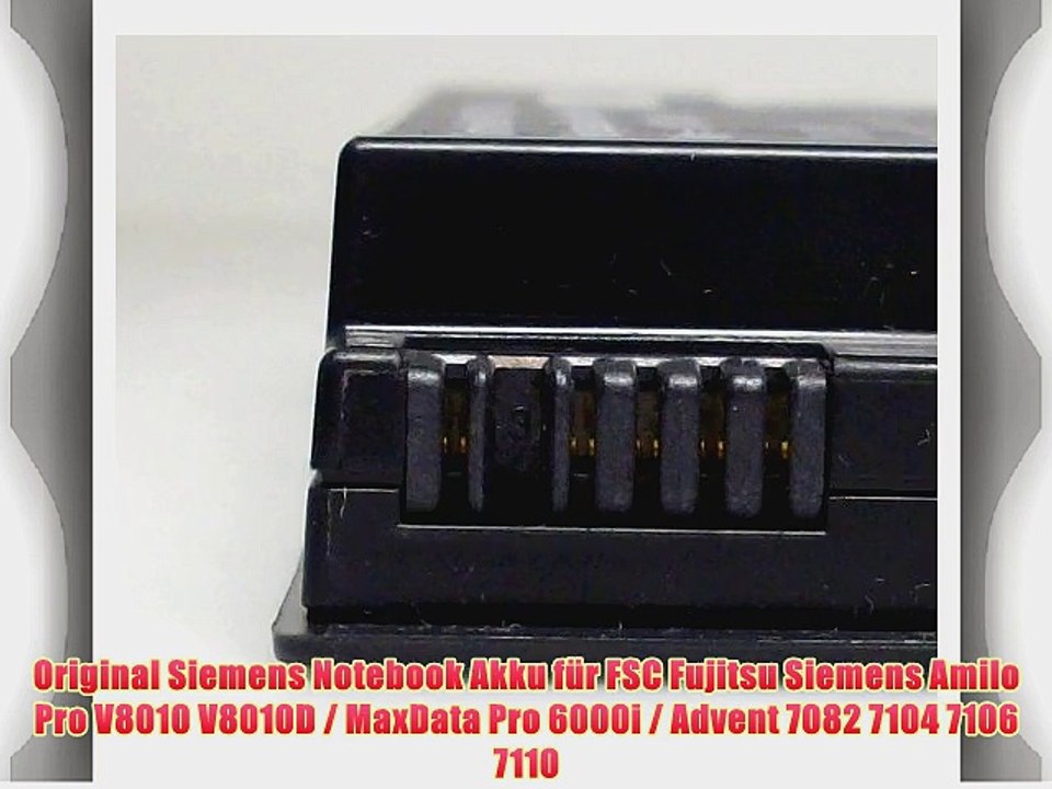 Original Siemens Notebook Akku f?r FSC Fujitsu Siemens Amilo Pro V8010 V8010D / MaxData Pro