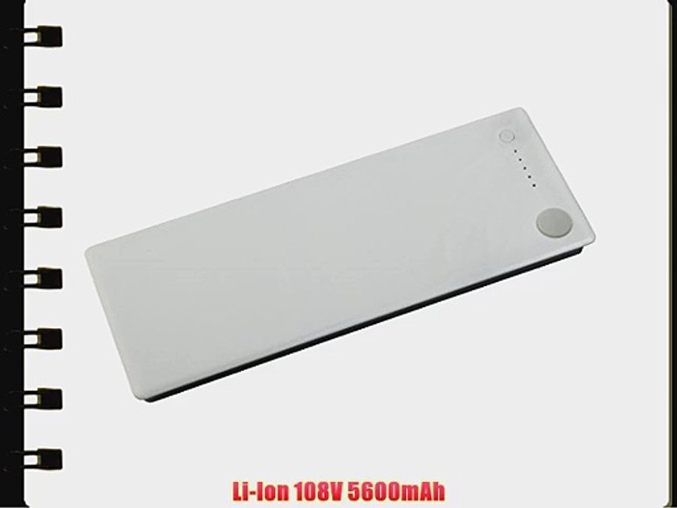 5600mAh Notebook Laptop Ersatz Akku Batterie f?r Apple MacBook 13 Zoll weiss ersetzt MB402J/A