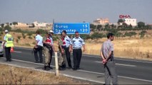 Şanlıurfa'da çevik kuvvet polisleri kaza yaptı