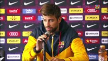 FC Barcelona US tour: Rueda de prensa de Piqué y Ter Stegen (ESP)