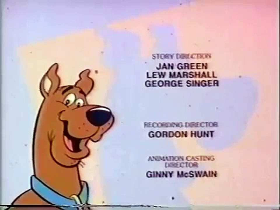 New Scooby Doo Mysteries May 1985 Closing Credits