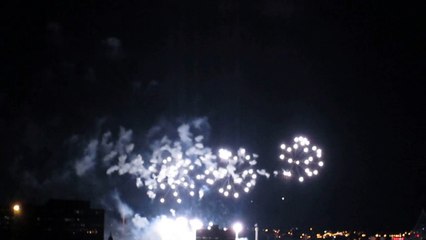 les feux d artifice des étas unis a la Ronde le 25 juillet 2015.1