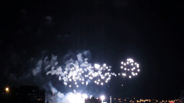 les feux d artifice des étas unis a la Ronde le 25 juillet 2015.1