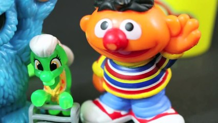 Cookie Monster Makes Cookie Dough Surprise Play Doh DIsney CARS My Little PONY