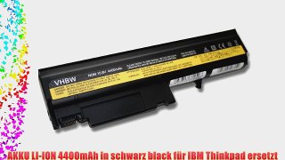 AKKU LI-ION 4400mAh in schwarz black f?r IBM Thinkpad ersetzt FRU 08K8192 / 08K8195 / 08K8196