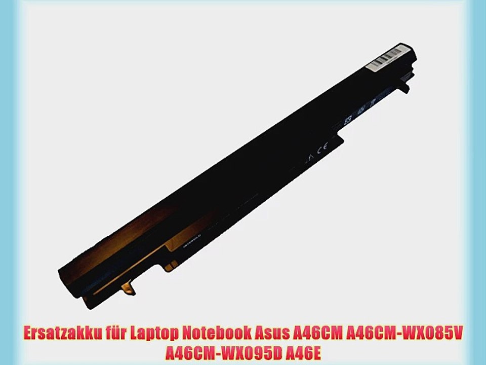 INTENSILO Li-Ion Akku 3000mAh (14.4V) f?r Notebook Laptop Asus A46CM A46CM-WX085V A46CM-WX095D