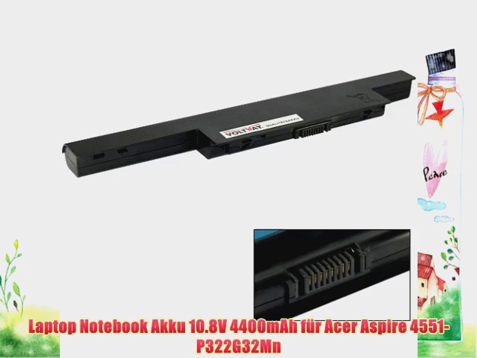 Laptop Notebook Akku 10.8V 4400mAh f?r Acer Aspire 4551-P322G32Mn