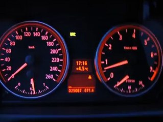 BMW E90 330i 0-160 km/h