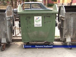 Razmeštanje kontejnera u Boru, 27. jul 2015. (RTV Bor)