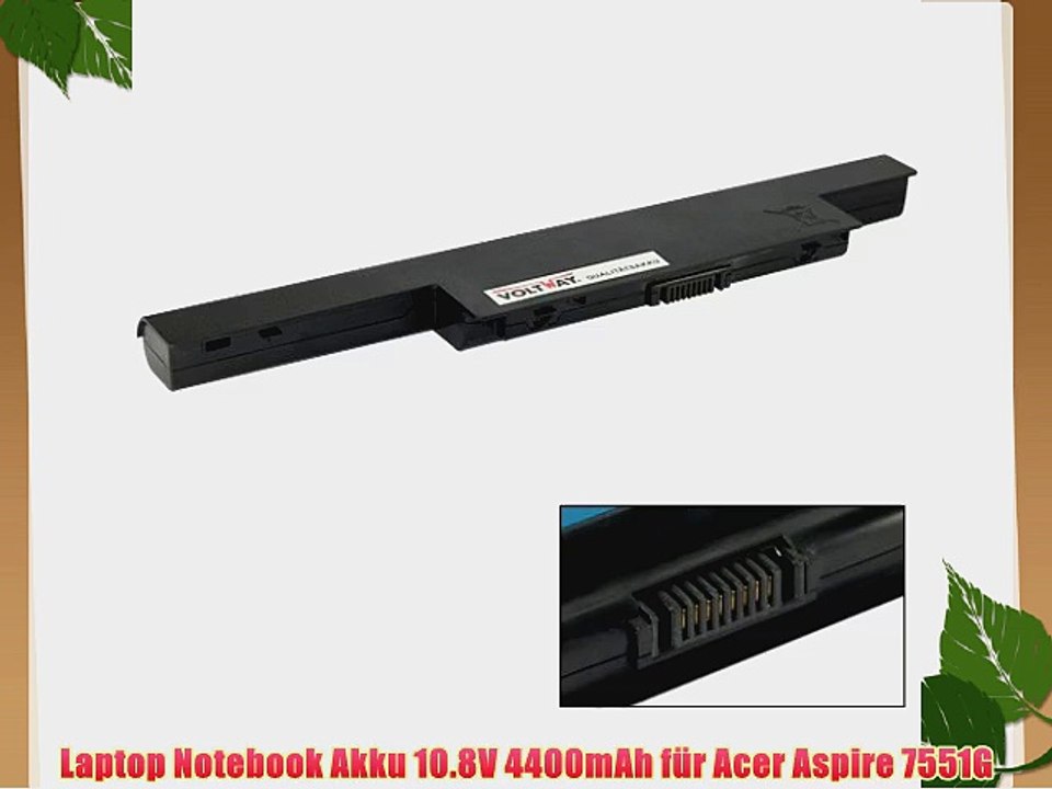 Laptop Notebook Akku 10.8V 4400mAh f?r Acer Aspire 7551G