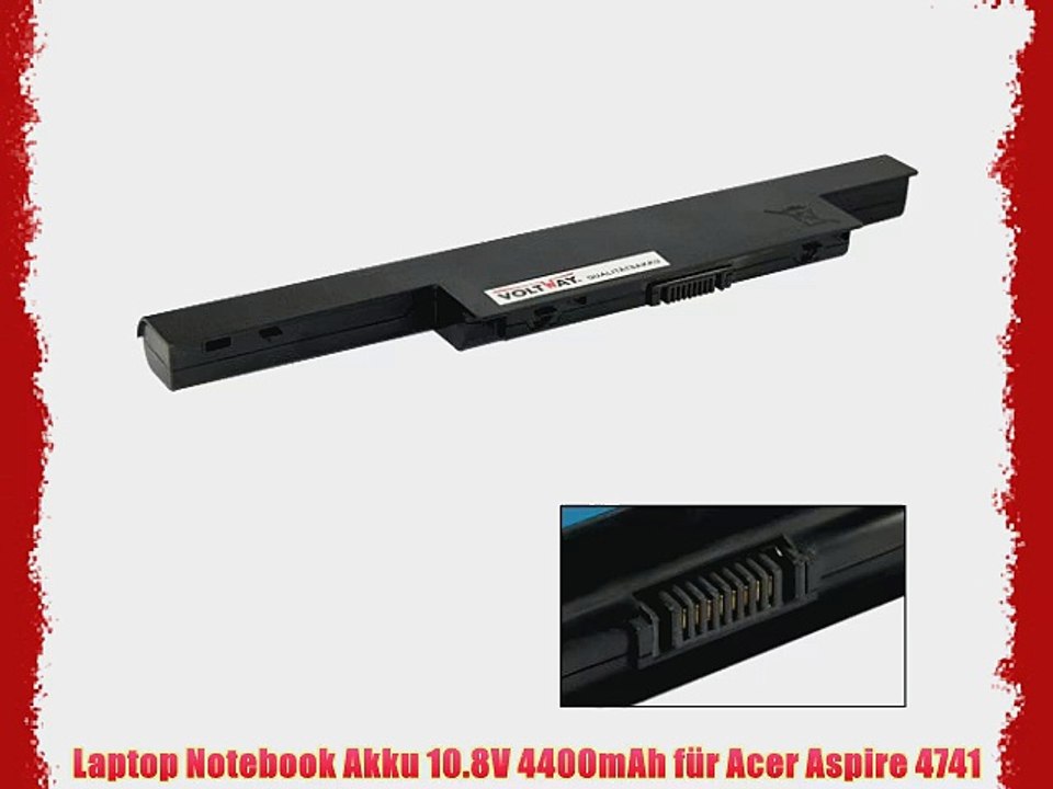 Laptop Notebook Akku 10.8V 4400mAh f?r Acer Aspire 4741