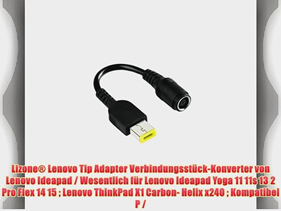 Lizone? Lenovo Tip Adapter Verbindungsst?ck-Konverter von Lenovo Ideapad / Wesentlich f?r Lenovo