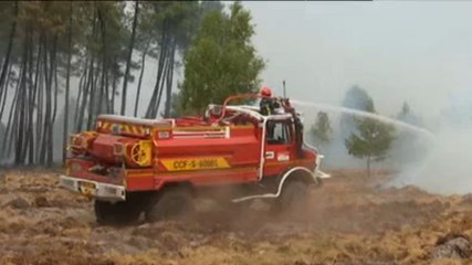 L'incendie en Gironde à travers nos télés, en 42 secondes