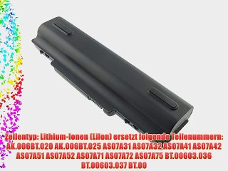 Li-Ion Hochkapazit?tsakku 12 Zellen Akku mit 8800mAh 11.1V f?r Acer Aspire 5740 Acer Aspire