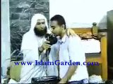 سامح يعلن اسلامه فى درس الشيخ محمود المصرى