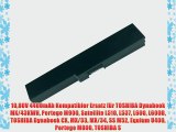1080V 4400mAh Kompatibler Ersatz f?r TOSHIBA Dynabook MX/43KWH Portege M900 Satellite L510