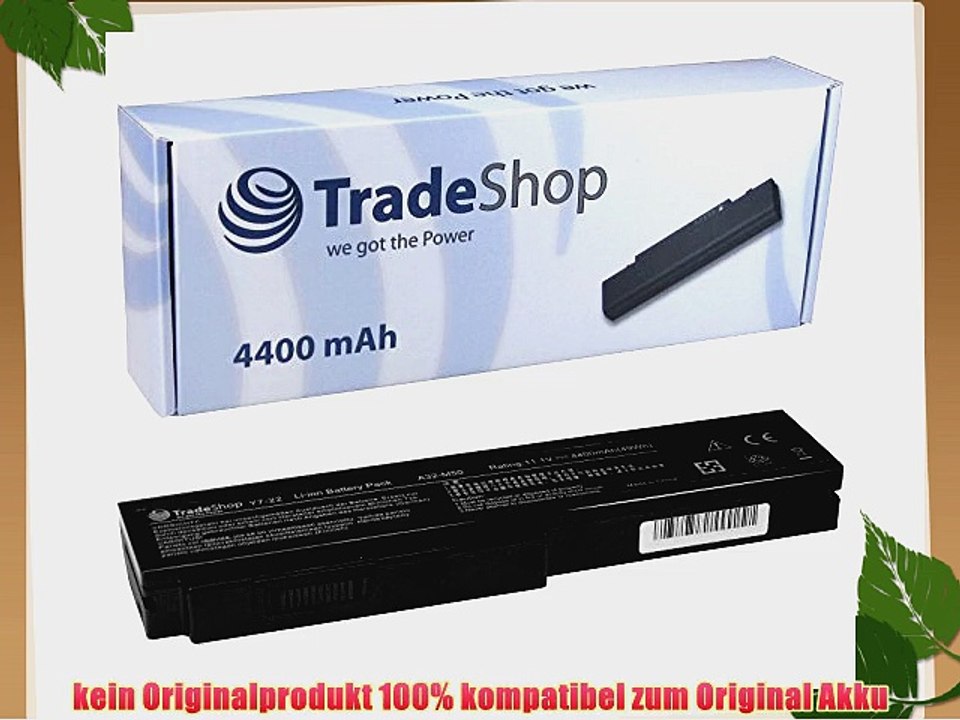 Hochleistungs Li-Ion Akku 108V/111V / 4400mAh ersetzt Medion Akoya E-6215 E-6217 P-6625 P-6627