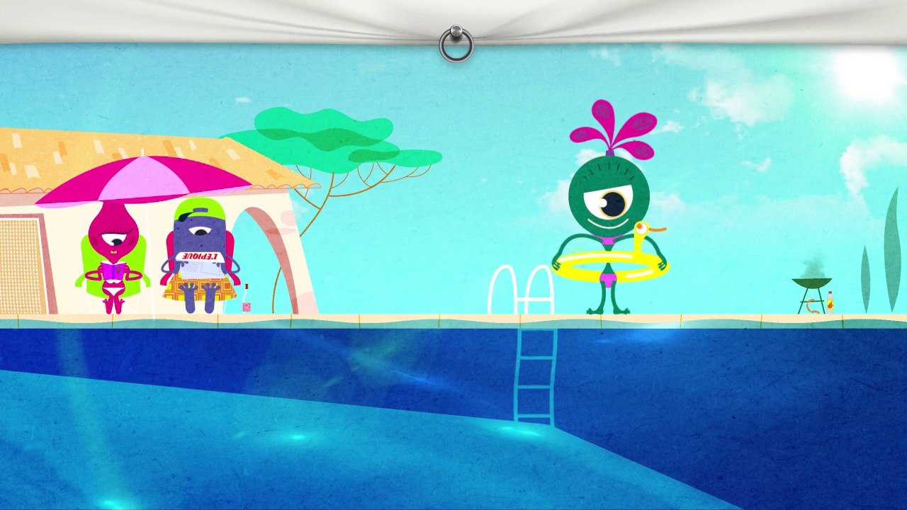 A la piscine (Mon petit canard) - Noyade - Les aventures de la famille Zzzoups