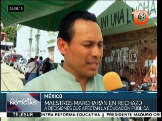 Magisterio mexicano rechaza presencia del ejército en Oaxaca