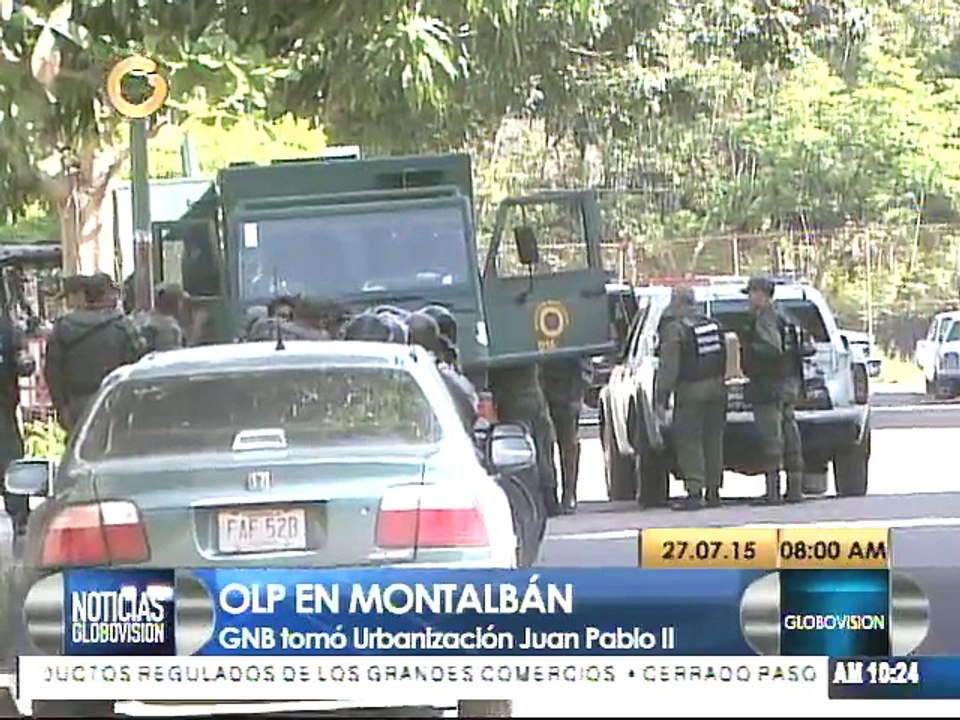 Detienen a 2 solicitados tras despliegue de OLP en Montalbán