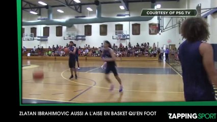 Zlatan Ibrahimovic joue au basketball : un franc succès !