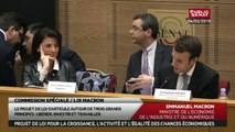 Audition d'Emmanuel Macron sur le projet de loi pour la croissance - Audition