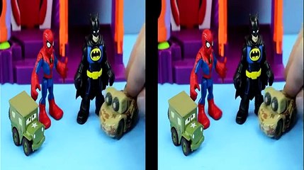 Disney Pixar Cars Lighnting McQueen dreams helping Sally Batman Robin Spider-Man Toy story Imaginex