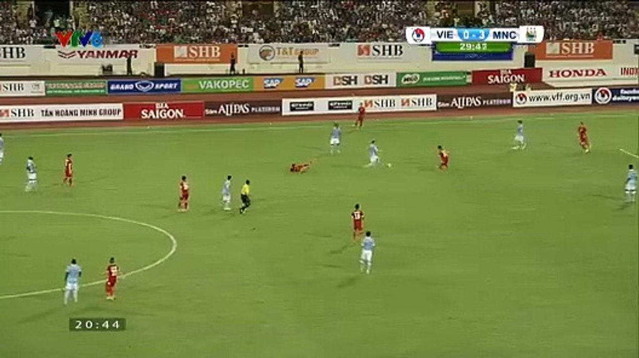 Sterling second Goal Viet Nam 0 - 4 Manchester City 27-7-2015