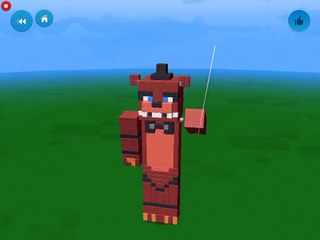 Blocksworld- Fnaf Freddy Statue (Minecraft) - created by Simple macaco