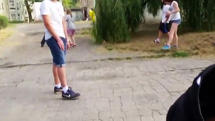 Gimnazjaliści VS Pijak