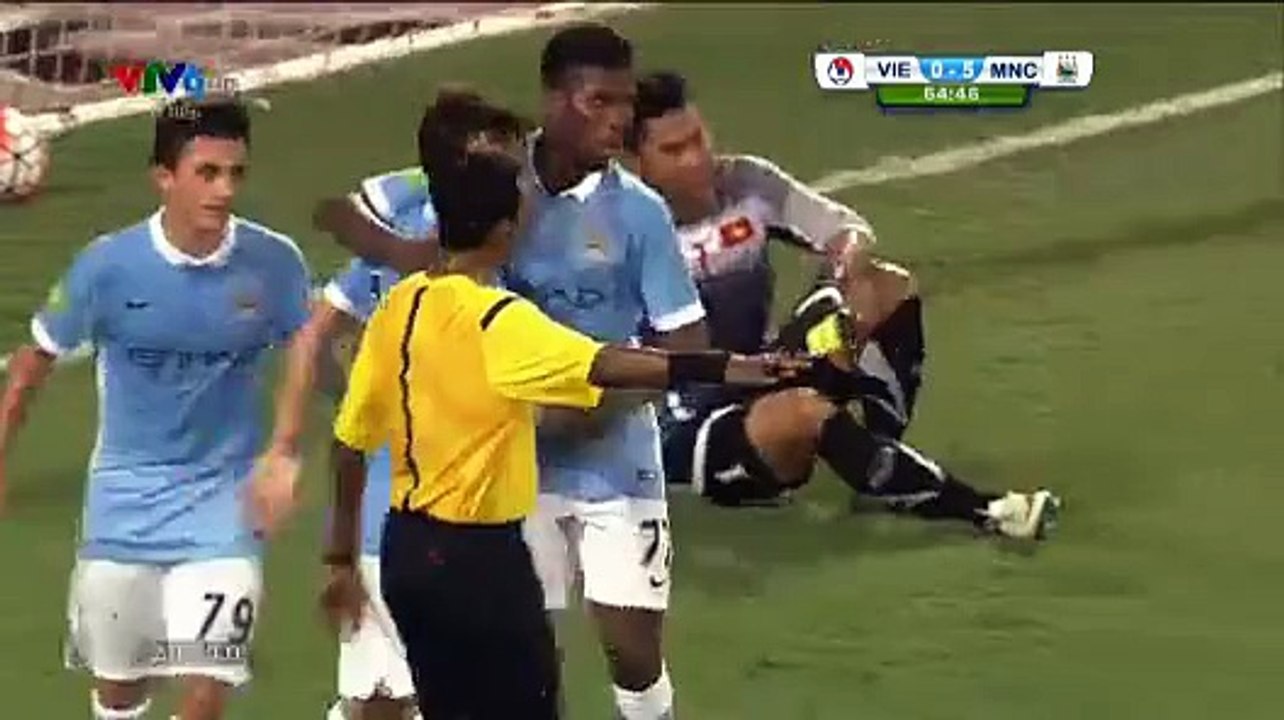 Silva Goal Viet Nam 0 - 6 Manchester City 27-7-2015