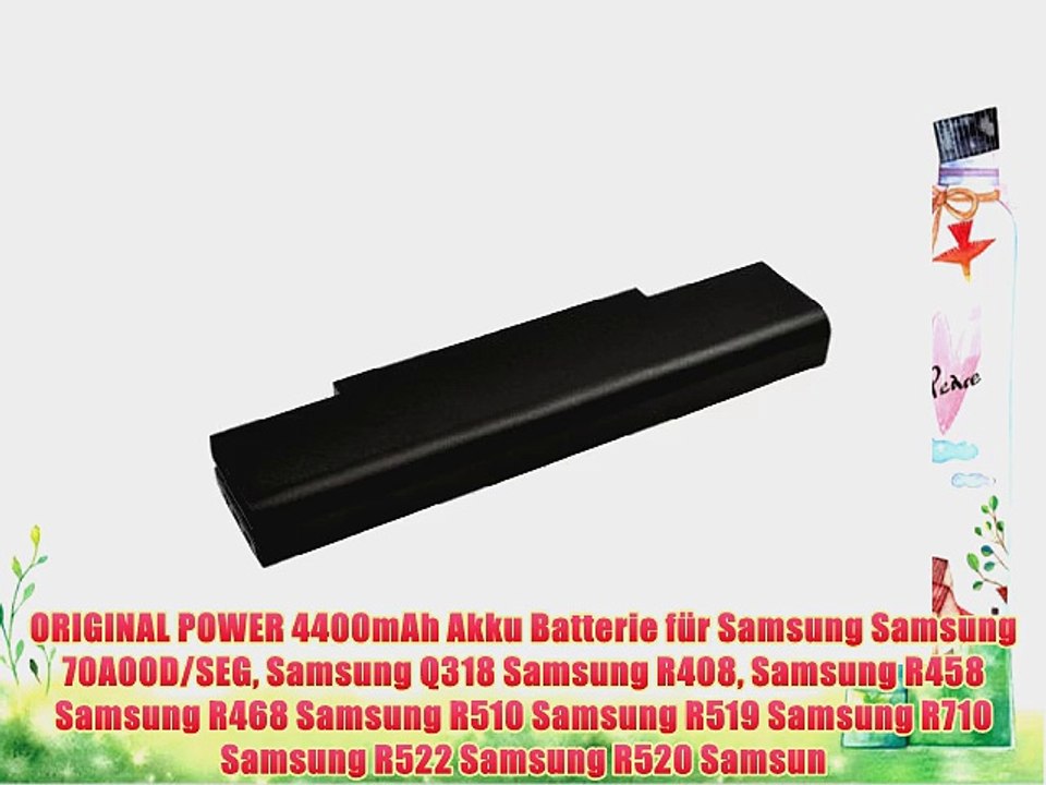 ORIGINAL POWER 4400mAh Akku Batterie f?r Samsung Samsung 70A00D/SEG Samsung Q318 Samsung R408