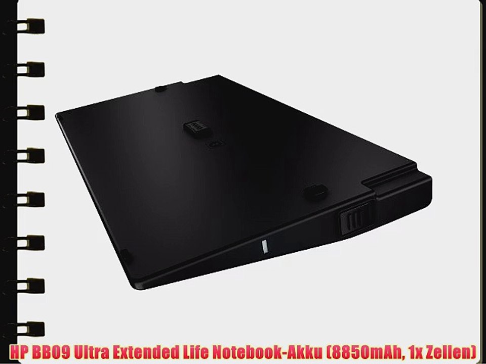 HP BB09 Ultra Extended Life Notebook-Akku (8850mAh 1x Zellen)