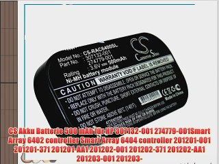 CS Akku Batterie 500 mAh f?r HP 307132-001 274779-001Smart Array 6402 controller Smart Array