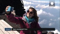 Wi-Fi in the clouds - Mount Fuji in Japan gets connected