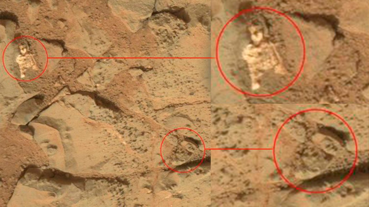 A skeleton found on Mars. Impressive Images!!!