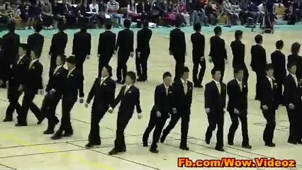 Japanese Awesome Army parade