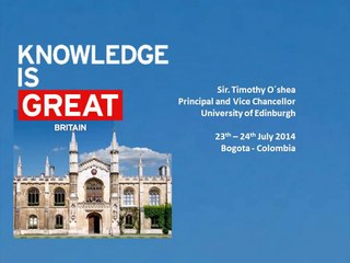 The Principal and Vice Chancellor of University of Edinburgh visited Colombia