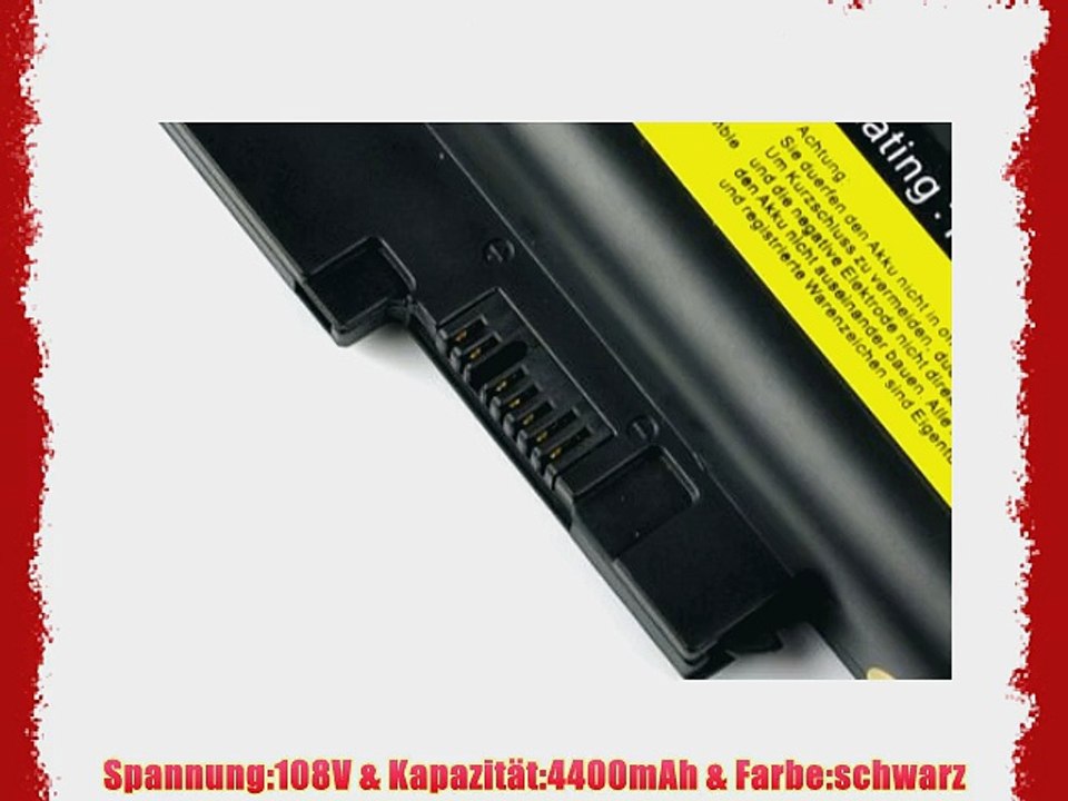 DILL? 10.8V4400mAh-- 6 Zellen Laptop Ersatzakku f?r IBM ThinkPad R60 R60e T60 T60p Z60m Z61e